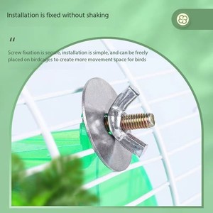 Küçük ve orta papağanlar kuş malzemeleri için komik asılı oyuncak Foraging için küçük kuş oyuncak - Product Image 6