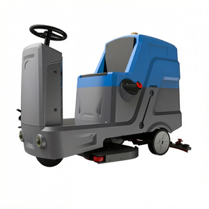 Ride on Scrubber Automatic Floor Cleaner, Battery Powered Wide Area Coverage Low Noise Design, for Indoor Commercial Use - Product Image 4