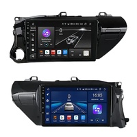 Écran tactile IPS Android 10,1 pouces YBJ pour tableau de bord, lecteur multimédia Carplay, radio, vidéo MP5, WIFI, GPS, navigation pour Hilux REVO