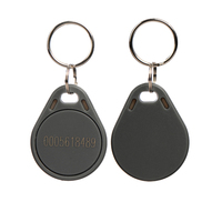 Porte-clés NFC RFID en gros, étiquette CUID ABS inscriptible 125kHz/13.56MHz, pour hôtels et paiements, étanche