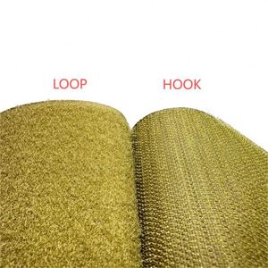 Bande Velcro auto-adhésive de haute qualité 100 mm pour fixation sur tissu, boucle verte, vente chaude - Product Image 4