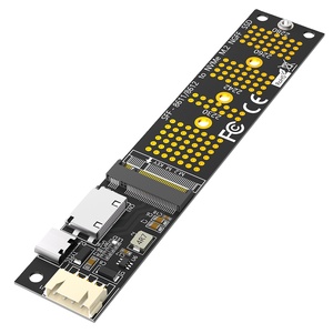 New Version <b>M</b>.<b>2</b> (NGFF) <b>NVMe</b> <b>SSD</b> to SFF-8611/8612 Adapter Supports <b>Nvme</b> 2230 2242 2260 and 2280 Stock Available <b>M</b>.<b>2</b>(NGFF) <b>NVMe</b> SS - Product Image 1