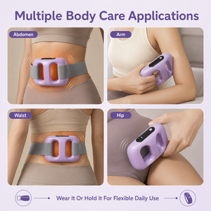 Red Light Heating <b>Massage</b> Device High Frequency Vibration Fascia Relaxation Tool - Product Image 5