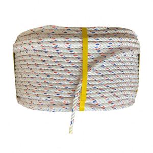 Fil à baler en polypropylène torsadé à 3 brins de 3 mm, haute résistance, durable, prix usine, échantillons gratuits pour l'emballage agricole - Product Image 1