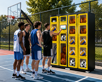 Armoire de location intelligente Baiwei pour raquettes de padel, casier de location en libre-service pour campus, armoire de location intelligente pour planches de paddle