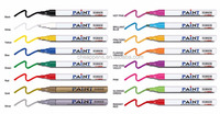 Marqueur de peinture en aluminium à action de valve de 15mm avec pointe acrylique japonaise et encre opaque