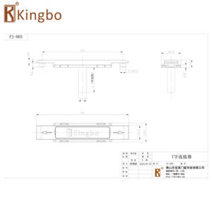 Connecteur de couvercle en nylon à vis en T de connexion de verrouillage en alliage de zinc utilisé avec la poignée de fourche pour le clou en T de porte de fenêtre en aluminium à rainure européenne - Product Image 6