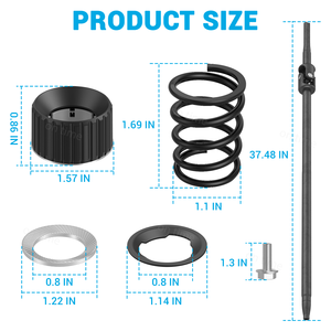 Kit de reconstrucción de columna de dirección y columna de dirección interna para Club Car Tempo/hacia adelante y 2004-Up Precedent Golf Cart 105049001 103209501 - Product Image 6