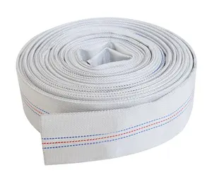 L'irrigation agricole PVC Doublé Polyester Veste Bouche D'incendie Feu Tuyau 2 Pouces 20m 8 Bar