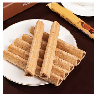 Yixinfoods Produits de boulangerie Pâtisseries végétaliennes à la crème Sandwichs en gaufrettes Biscuits Bâtonnets triangulaires Gâteau de riz Biscuit - Product Image 5