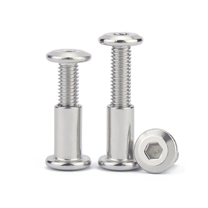 Vis de fixation pour meubles en acier au carbone métrique M5-M12, boulons mâles et femelles, <span class=keywords><strong>tête</strong></span> hexagonale, vis <span class=keywords><strong>Allen</strong></span>, <span class=keywords><strong>écrou</strong></span> à barillet - Product Image 1