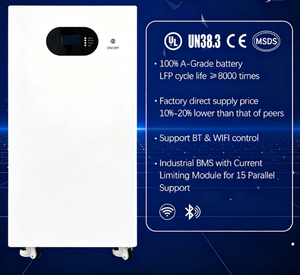 <b>48V</b> 15kWh Lithium <b>Battery</b> Solar Energy System Stackable Whole House Solar Mounting for Home Energy Storage - Product Image 2