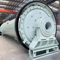 Peralatan pembuat pasir Drum kecil batang Horizontal gilingan basah/kering mesin tambang emas/perak/tembaga/besi bola bijih Motor PLC