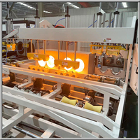 Machine de soufflage à double four entièrement automatique en ligne pour tuyaux en PVC UPVC/Machine de bridage et d'expansion en HDPE