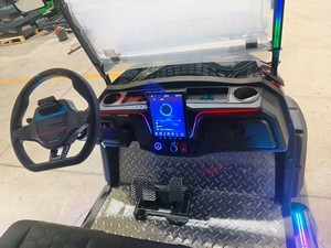 Voiture de golf électrique tout-terrain de luxe 4 places 72V au lithium, avec bande LED personnalisable et toit étoilé, véhicule d'aventure - Product Image 5