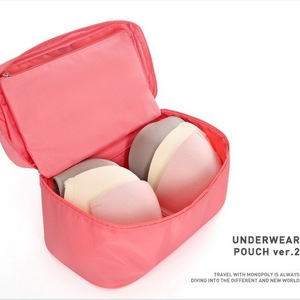 Secret Pouch Leisure Travel Bra Bag for Women with Underwear Organizer Multifunctional Storage Case Oval Shape - Product Image 2