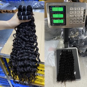 Raw Indian Water Wave Human Hair Bundles Cuticle Aligned <b>Bleached</b> to 613 for Salon Wholesale - Product Image 5
