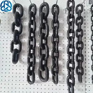 High Strength Black Oxide Welded Link Chain Alloy Steel Lifting Chain G80