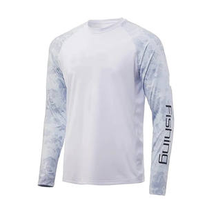 Dropshipping 맞춤형 낮은 MOQ Men'S UPF50 + 야외 태양 보호 낚시 저지 착용 긴 소매 낚시 셔츠 - Product Image 4