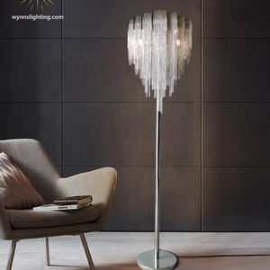 Terzani <span class=keywords><strong>Volver</strong></span> ไฟกลางคืน LED พู่โคมไฟตั้งพื้นทำจากอลูมิเนียมแบบโมเดิร์นโคมไฟตั้งพื้นสำหรับโรงแรมโซฟาข้างห้องนอนห้องเรียน - Product Image 2