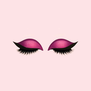 แผ่นแปะขนตาสำหรับแต่งตา Lazy Eye Shadow สีทอง ชมพู ดำ น้ำเงิน ม่วง ชุดแปดชิ้น สำหรับต่อขนตา - Product Image 4