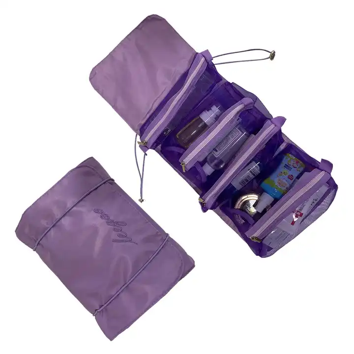 Women Travel Cosmetic Bag Makeup Pouches for Women, Roll Up Makeup Hanging  Bag
