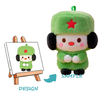 Peluche personnalisée ultra douce - Doublure en nylon et maille brodée, vente en gros