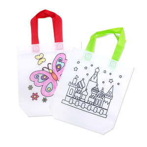 Bolsa de Compras Ecológica B291 para Niños, Bolsa de Regalos para Fiestas Infantiles, Bolsa de Compras con Diseño de Graffiti sin Ondas - Product Image 4