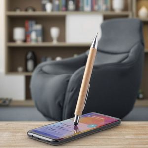 Promoción de Venta Especial: Bolígrafo Ecológico de Bambú con Logotipo Grabado con Láser y Punta Táctil, Ideal para Escritura en la Oficina - Product Image 5
