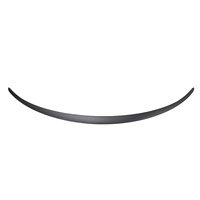 Aileron arrière en fibre de carbone véritable en forme d'aile pour Tesla Model Y, noir brillant, pare-chocs de coffre, accessoires automobiles de haute qualité