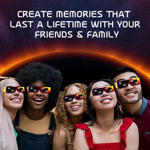 نظارات شمسية عالية الجودة بالجملة لعامي 2025 و<span class=keywords><strong>2026</strong></span>، نظارات لمشاهدة الكسوف الشمسي بالجملة، معتمدة من CE وISO 12312-2 - Product Image 6