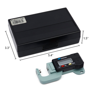 Haute précision 0-12.7mm 0.01mm résolution jauge d'épaisseur numérique en plastique en acier inoxydable pour bijoux perles diamant mesure - Product Image 6