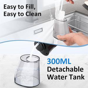 Irrigateur buccal électrique <span class=keywords><strong>sans</strong></span> fil rechargeable portable avec 6 embouts de jet remplaçables 3 modes - Product Image 5