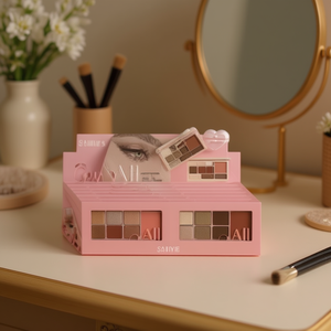 Palette di ombretti Saniye E1024 Multicolore ad alta pigmentazione, finitura opaca, formula minerale per tonalità di pelle media - Product Image 2