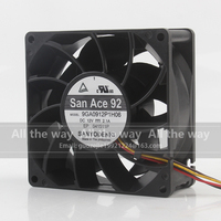 Ventilateur de refroidissement puissant authentique et original Sanyo 24V 48V DC12V 2.1A EC AC 9238 92x92x38MM 9CM avec contrôle PWM et quatre fils 9GA0912P1H06