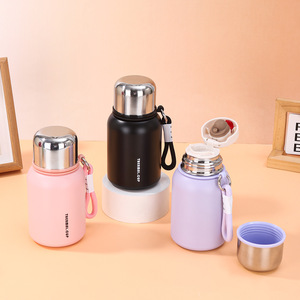 Thermal Cup 316 Stainless Steel Vacuum Insulated Water <b>Bottle</b> Portable With Strap For Student Use - Product Image 2