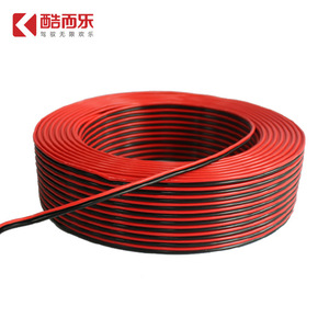 Câble audio pour voiture KUERLE, 0,5 mm, rouge et noir, gaine en PVC, haute performance, pour connexion de signal d'enceinte - Product Image 2