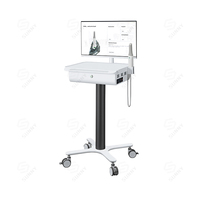 Chariot dentaire électrique, chariot médical avec frein à pied rotatif à 360 degrés pour clinique dentaire, hôpital, scanner oral, certifié CE