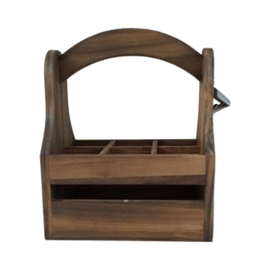 2015 Món Quà Ngày Của Cha Cá Nhân Mới Mộc Mạc Sáu Gói Bia Bằng Gỗ Với Dụng Cụ Mở Chai - Product Image 1