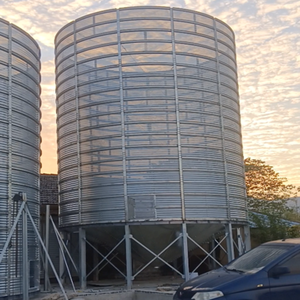 Silo de stockage de <span class=keywords><strong>céréales</strong></span> en acier OMCC 76-750 tonnes 12,3 m <span class=keywords><strong>pour</strong></span> blé et maïs, <span class=keywords><strong>prix</strong></span> compétitif et très demandé - Product Image 1