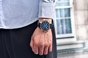 BENYAR 5213 Orologio da Uomo al Quarzo con Calendario, Semplice, Alla Moda, Impermeabile, in Pelle, Multifunzione, Luminoso, Casual, da Business - Product Image 5