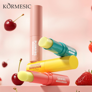 ลิปบาล์มแบบแท่ง KORMESIC Private Label 3 กรัม กลิ่นผลไม้สไตล์เกาหลี บำรุงริมฝีปากให้นุ่มชุ่มชื้น กลิ่นผลไม้หลากหลาย ให้ริมฝีปากอวบอิ่ม กลิ่นมิ้นท์ สตรอว์เบอร์รี เชอร์รี - Product Image 1