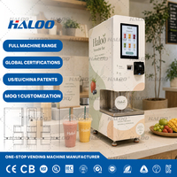Fabricante de Máquinas Expendedoras Haloo, Distribuidor Automático de Máquinas Expendedoras de Smoothies, Máquina Expendedora de Smoothies de Proteínas