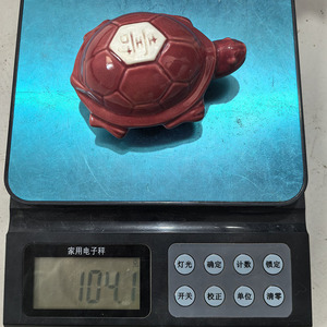 Longevity Turtle Comb Red Germanium Stone Head Massager 91x62x44mm <b>Massage</b> Health <b>Tool</b> - Product Image 3