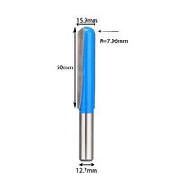 Fraise en spirale à deux dents en carbure de tungstène massif, revêtement Nano Brillant de qualité industrielle, pour fraisage CNC haute vitesse du bois, OEM HRC65