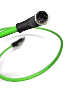 สายเคเบิล Bibo EtherNet IP M12 ต่อ RJ45 แบบมีชีลด์ ขั้วต่อ 4 พิน พร้อมสายสีเขียว - Product Image 3