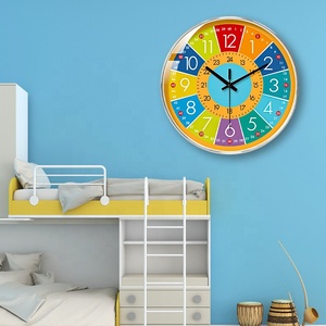 <span class=keywords><strong>Orologio</strong></span> da Parete Moderno per Bambini, Colorato in Metallo, Educativo e Creativo, Decorazione per la Casa - Product Image 6