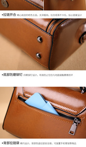 Nuevos Bolsos de Moda para Mujer, Bolsos de Lujo con Botones, Bolsos de Mujer de Cuero Genuino, Bolsos de Mano para Dama - Product Image 6