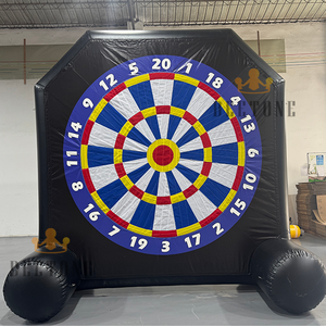 Jeu de fête <span class=keywords><strong>cible</strong></span> gonflable football tableau de fléchettes balle adhésive fléchettes de football gonflables - Product Image 1