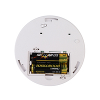 Deling HD-513DW Putih TCP ABS Tahan Lama Sensor Gerak Nirkabel yang Dapat Diatur Alarm Kebakaran Strobe 433MHz Baterai Dapat Diganti 10-20m